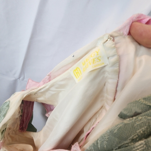 Maggy Reeves couture vintage gown size L(estimated) - Picture 12 of 13